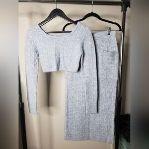Future Collective | NWOT Cropped Sweater & Maxi Skirt